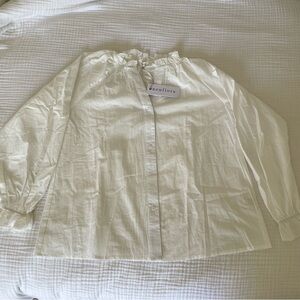 NEW! Neuflora Maxine Blouse - XS White